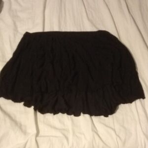 Ecote Black Mini Skirt